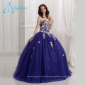 2017 Lace Appliques Sequined Perlen Ballkleid Quinceanera Kleider